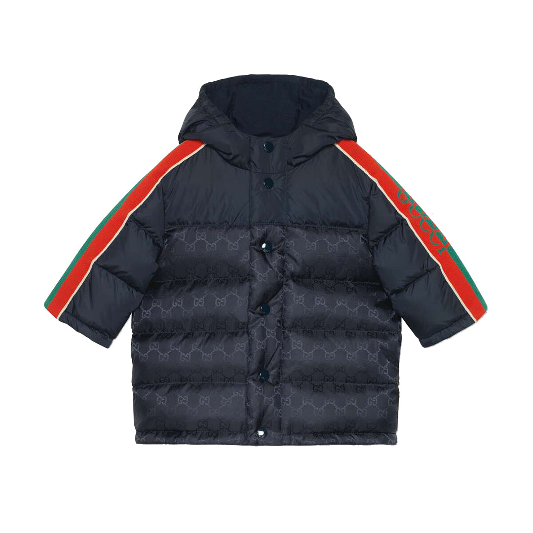 Baby Boys Navy Padded Down Jacket