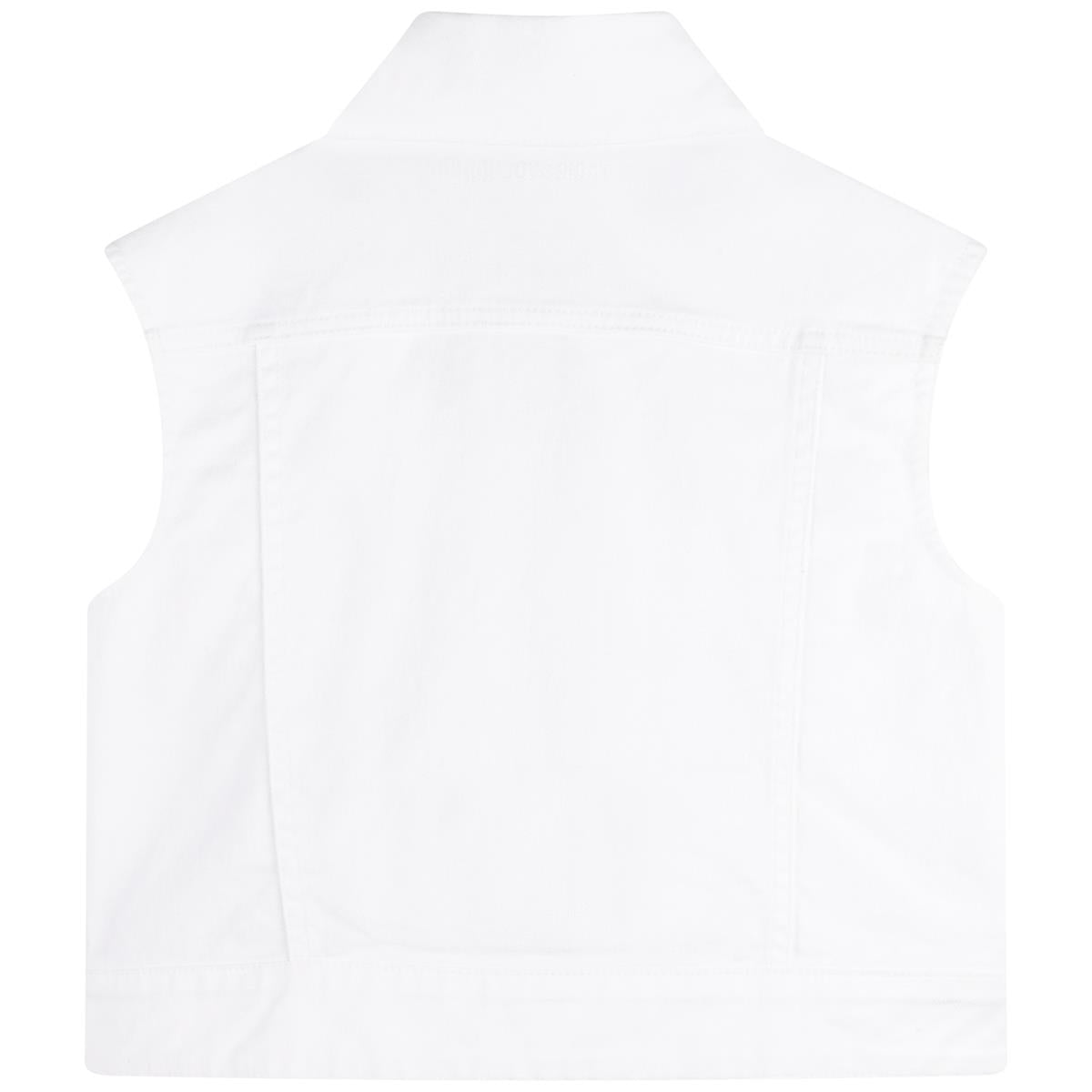 Boys & Girls White Vest