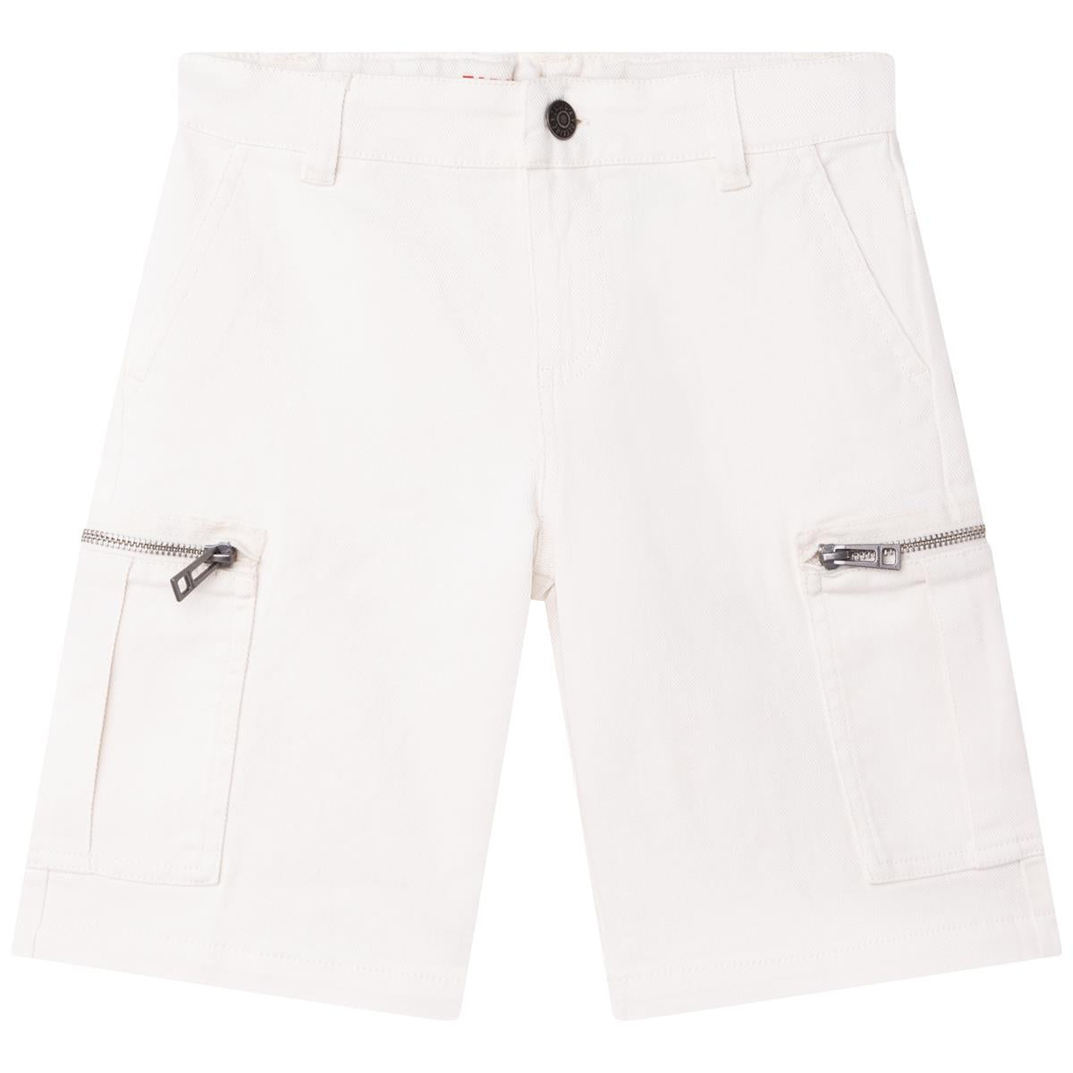 Boys & Girls White Shorts