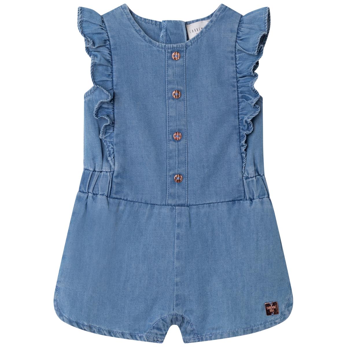 Baby Boys & Girls Blue Jumpsuit