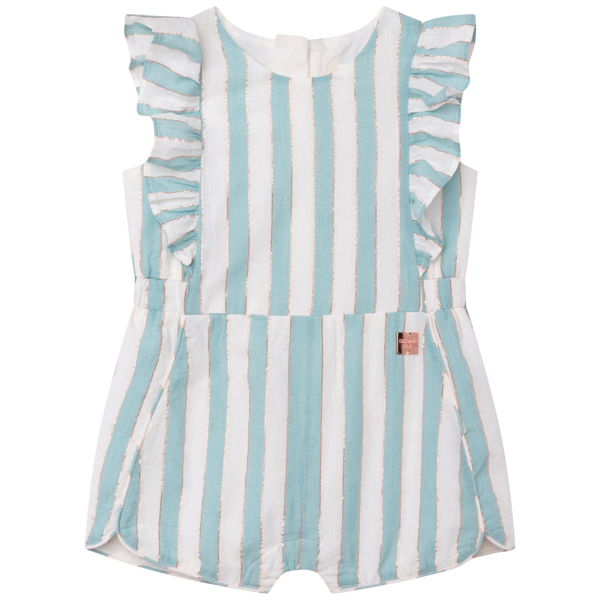 Baby Boys & Girls Blue Stripe Jumpsuit