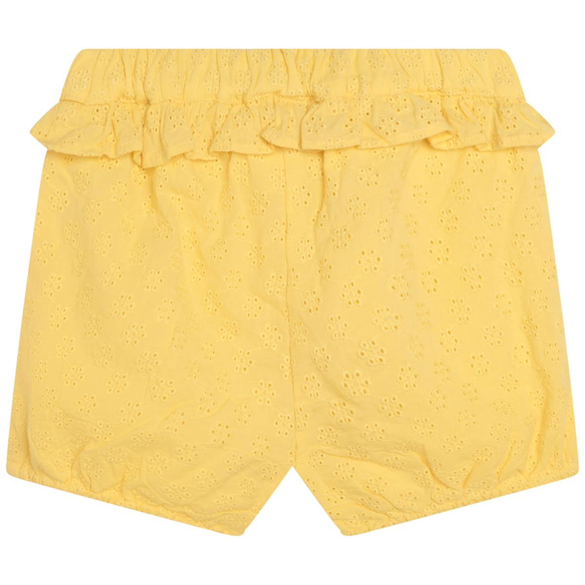 Baby Boys & Girls Yellow Shorts