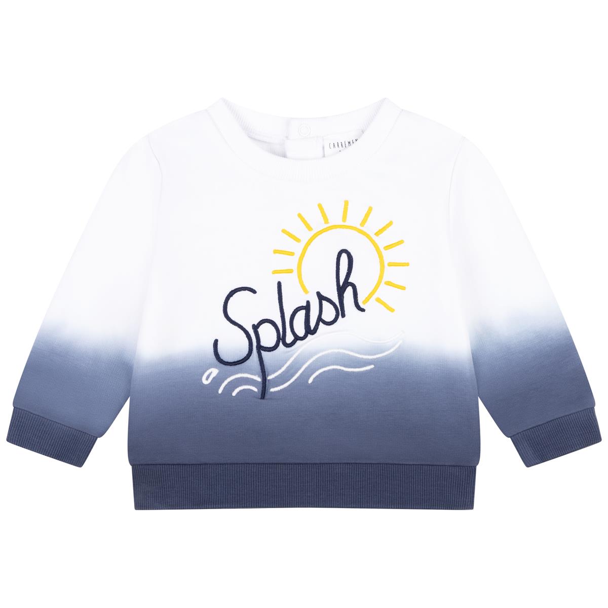 Baby Boys & Girls White Sweatshirt