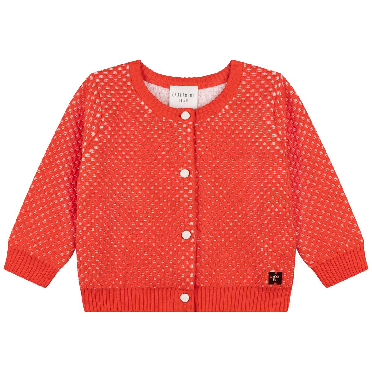 Baby Boys & Girls Orange Cardigan