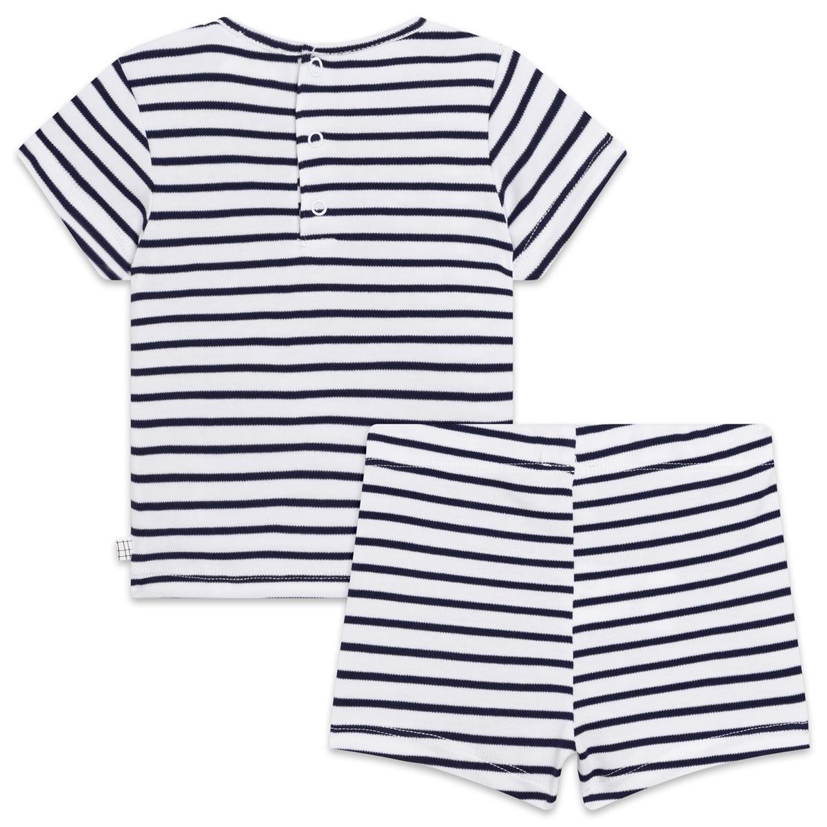 Baby Boys & Girls Black Stripe Set