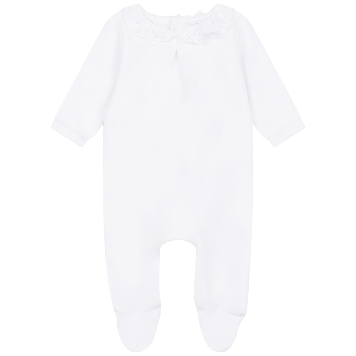 Baby Boys & Girls White Babysuit