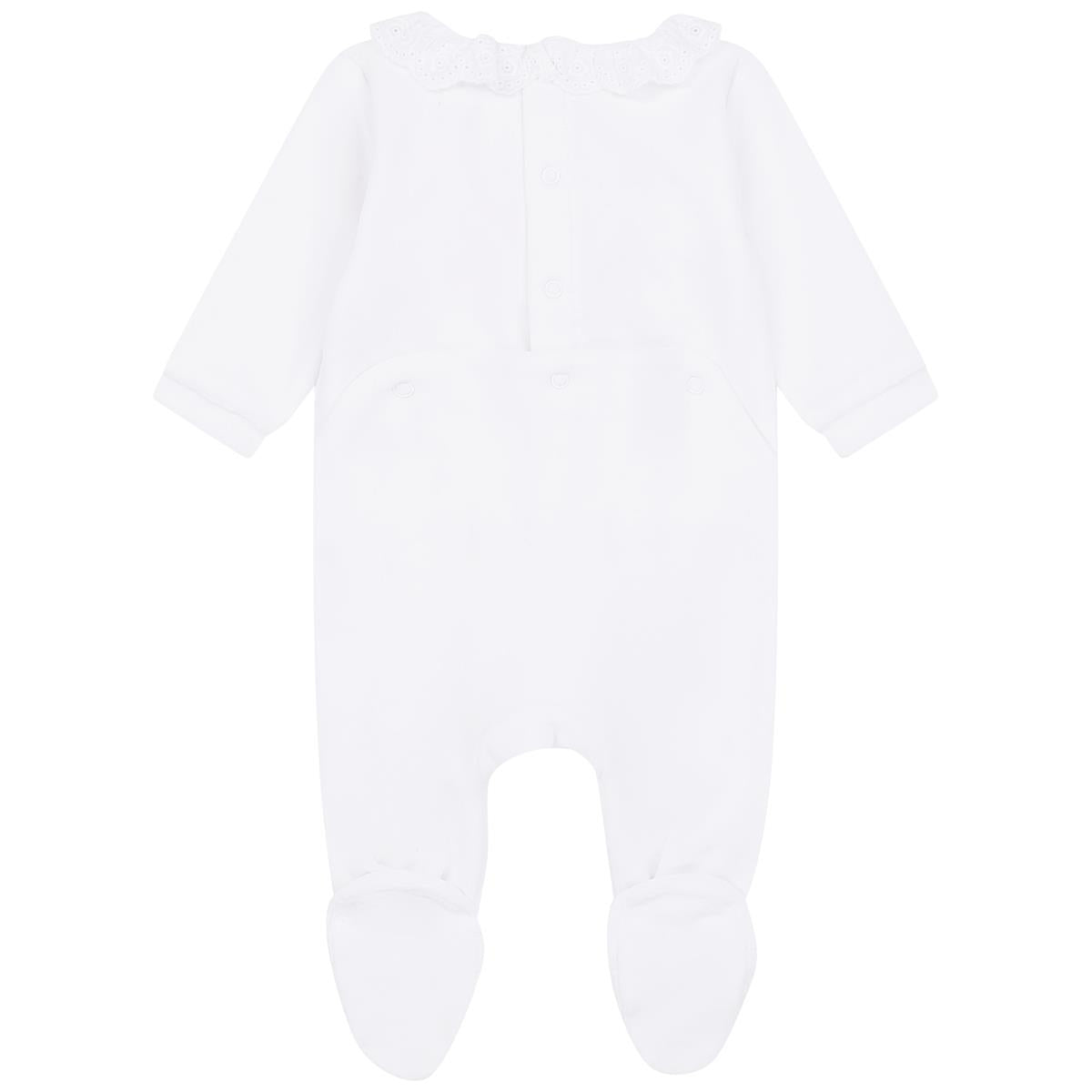 Baby Boys & Girls White Babysuit