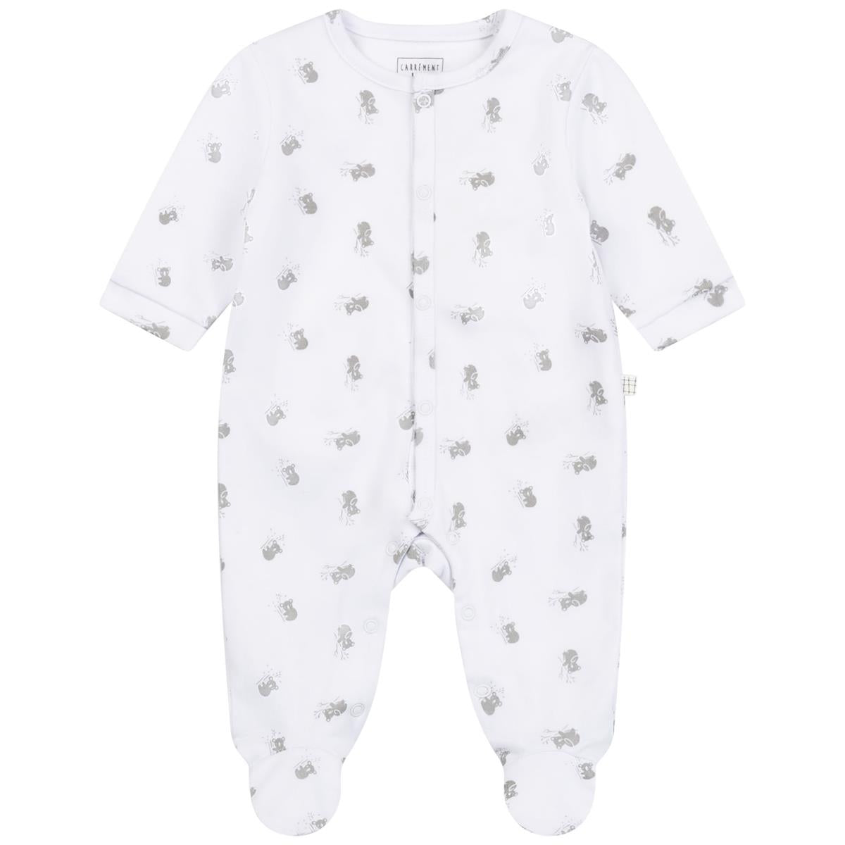 Baby Boys & Girls White Babysuit