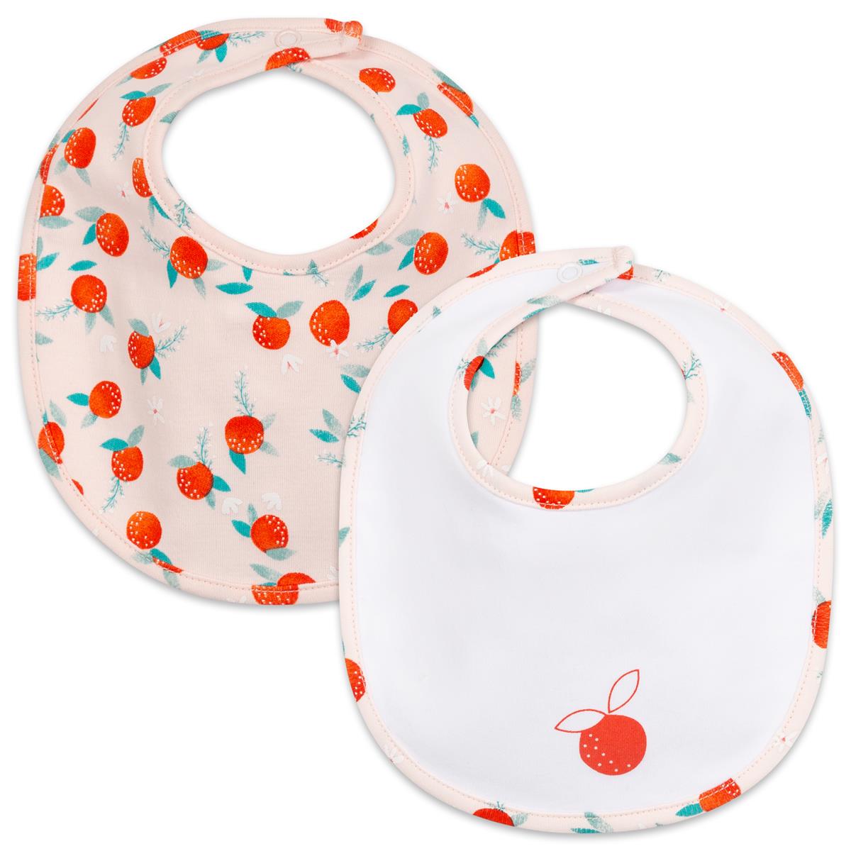 Baby Boys & Girls Multicolor Bib Set(2 Pack)