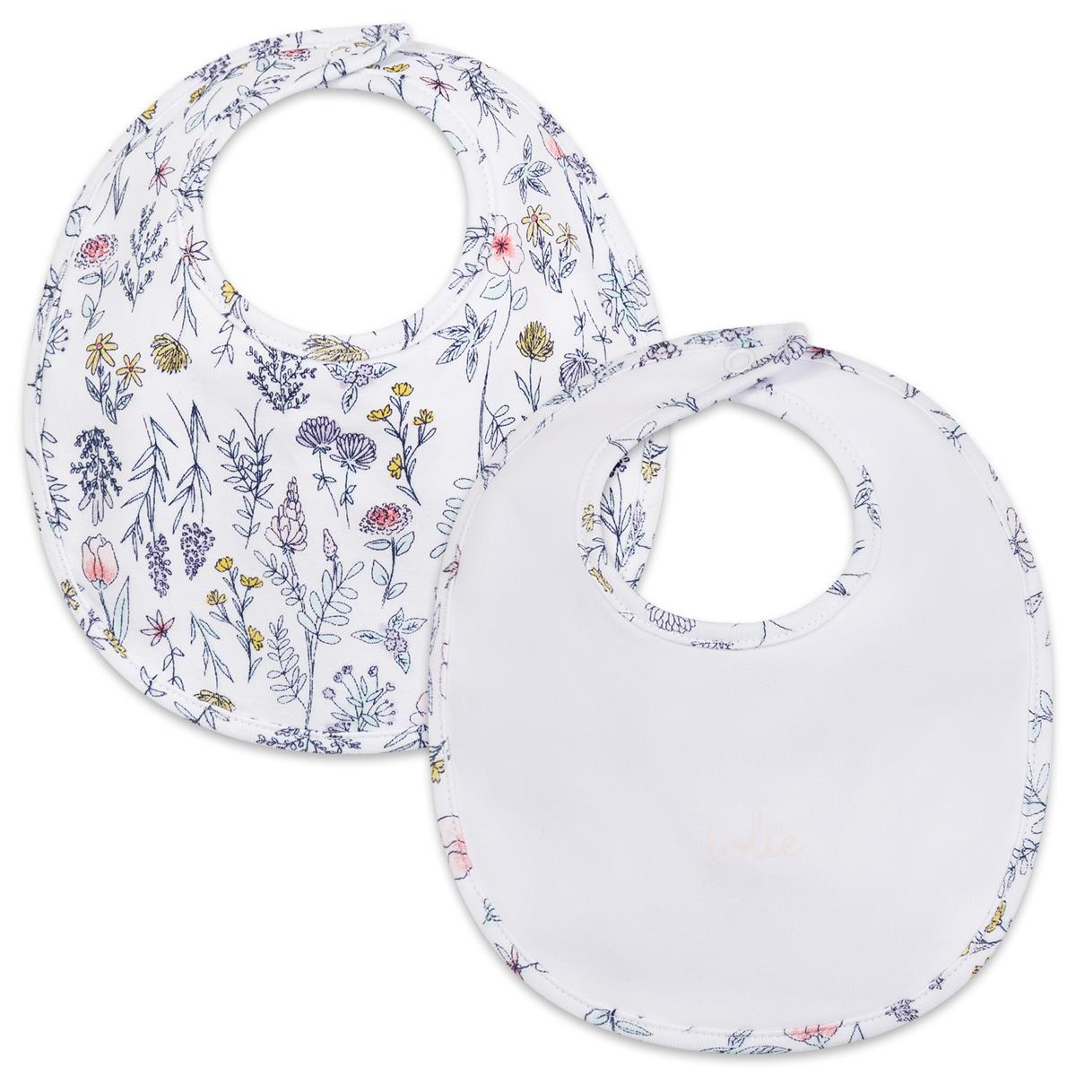 Baby Boys & Girls Multicolor Bib Set(2 Pack)