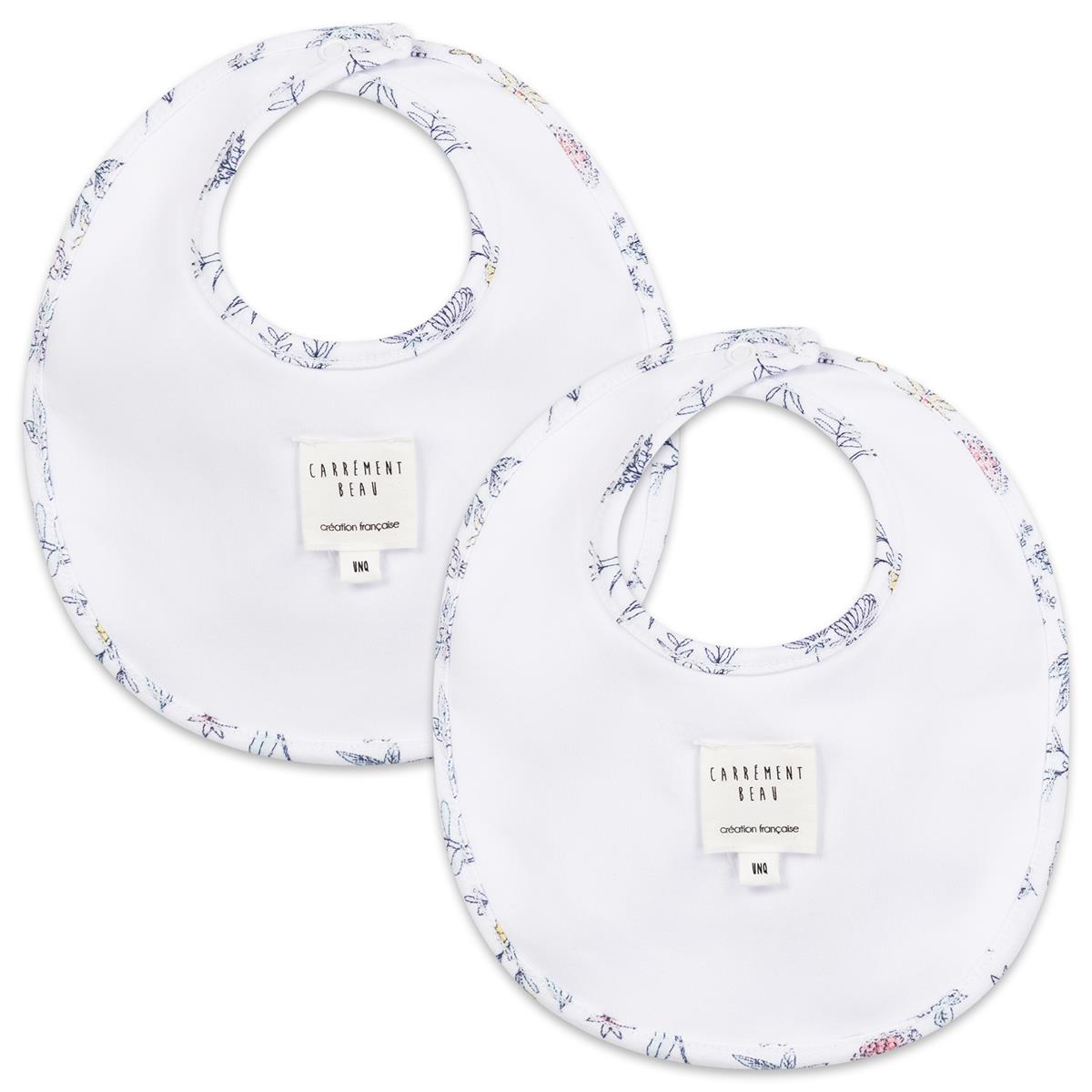 Baby Boys & Girls Multicolor Bib Set(2 Pack)