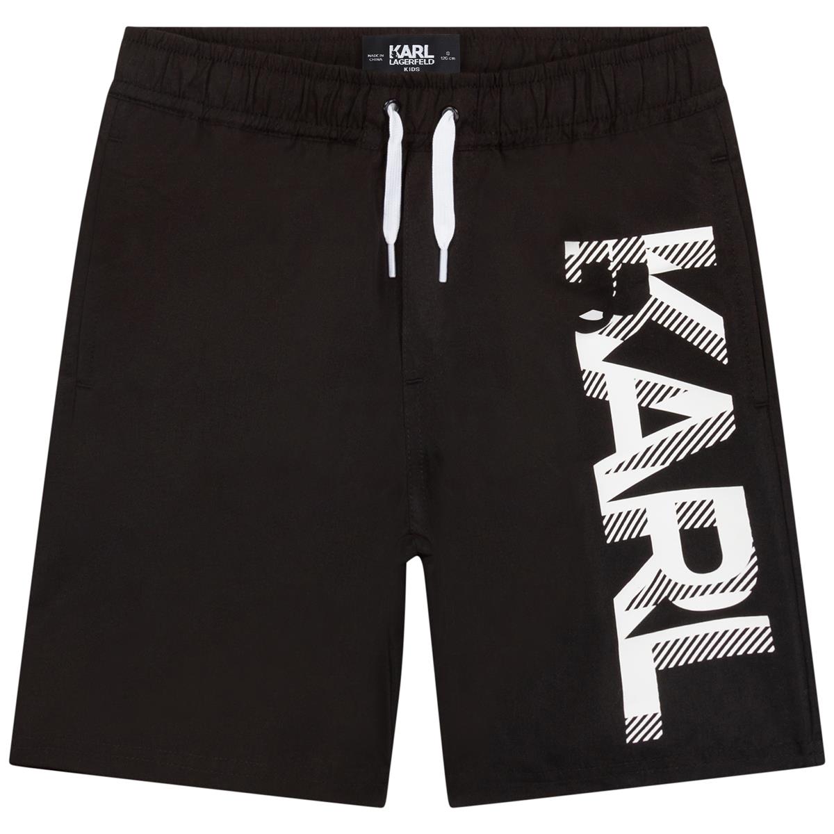 Boys & Girls Black Swim Shorts