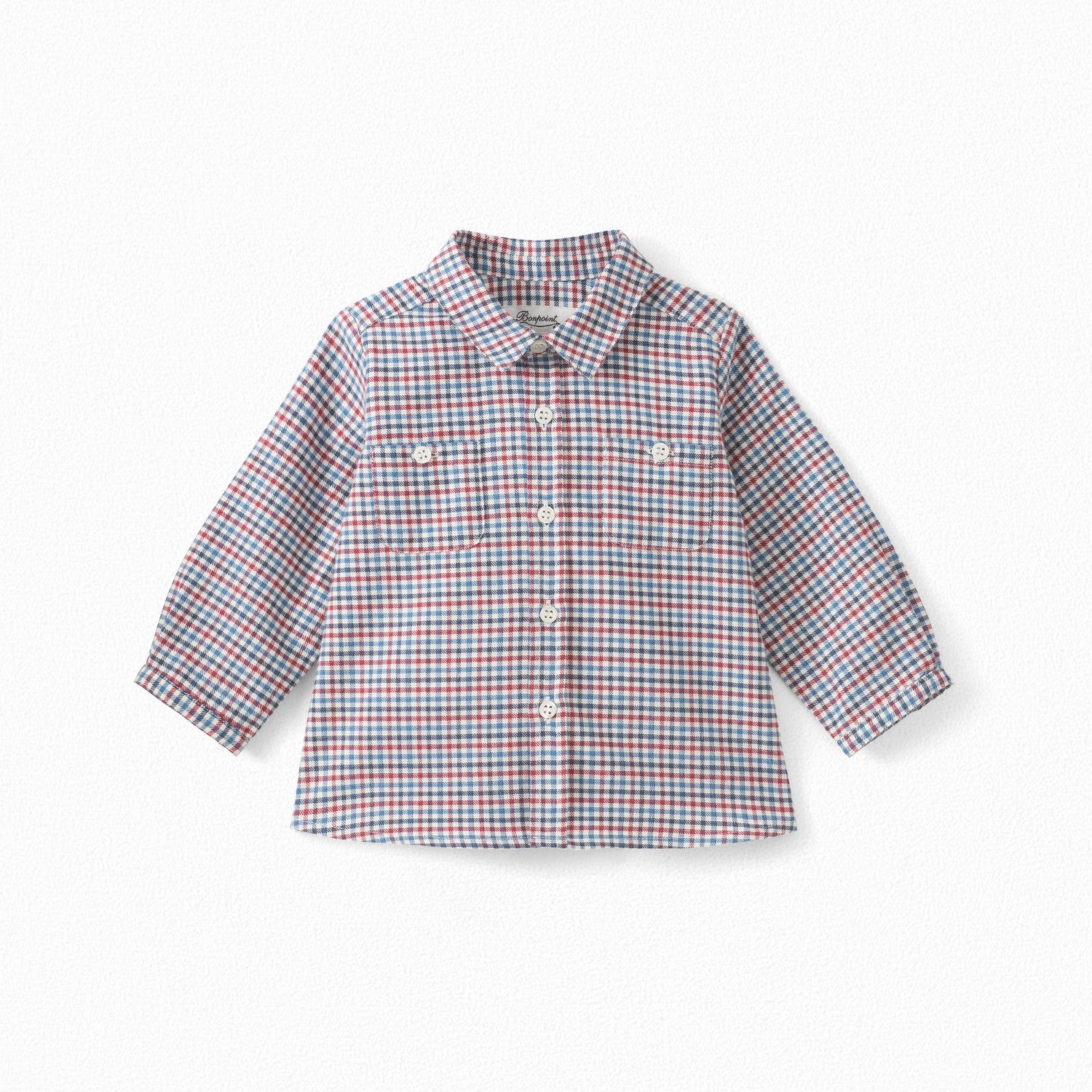 Baby Boys Blue Check Shirt