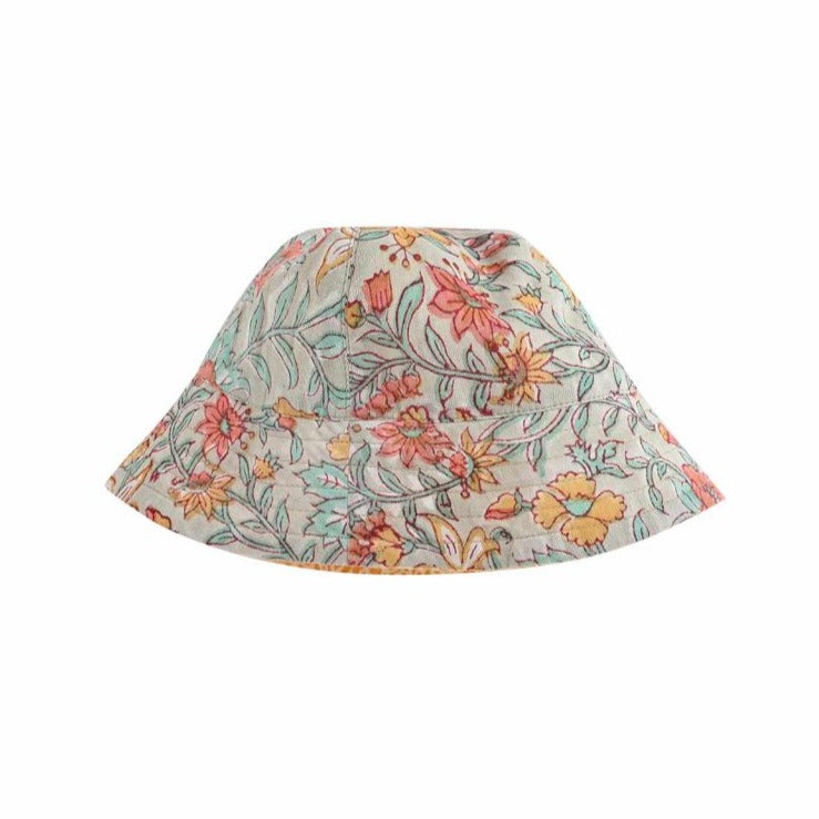 Baby Boys & Girls Blue Floral Hat