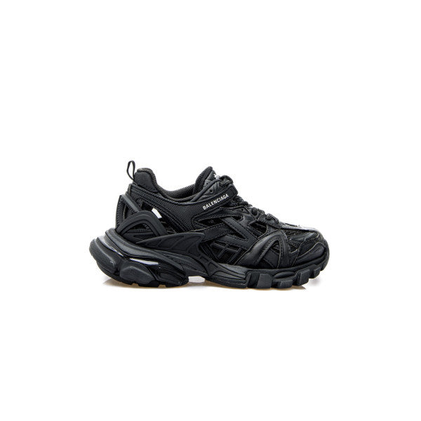 Boys & Girls Black Track 2 Sneakers