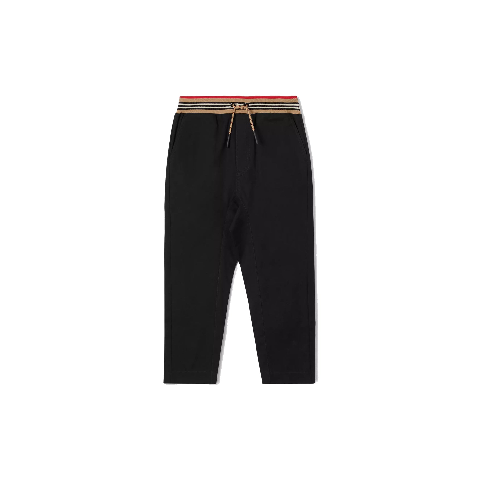 Boys Black Cotton Trousers