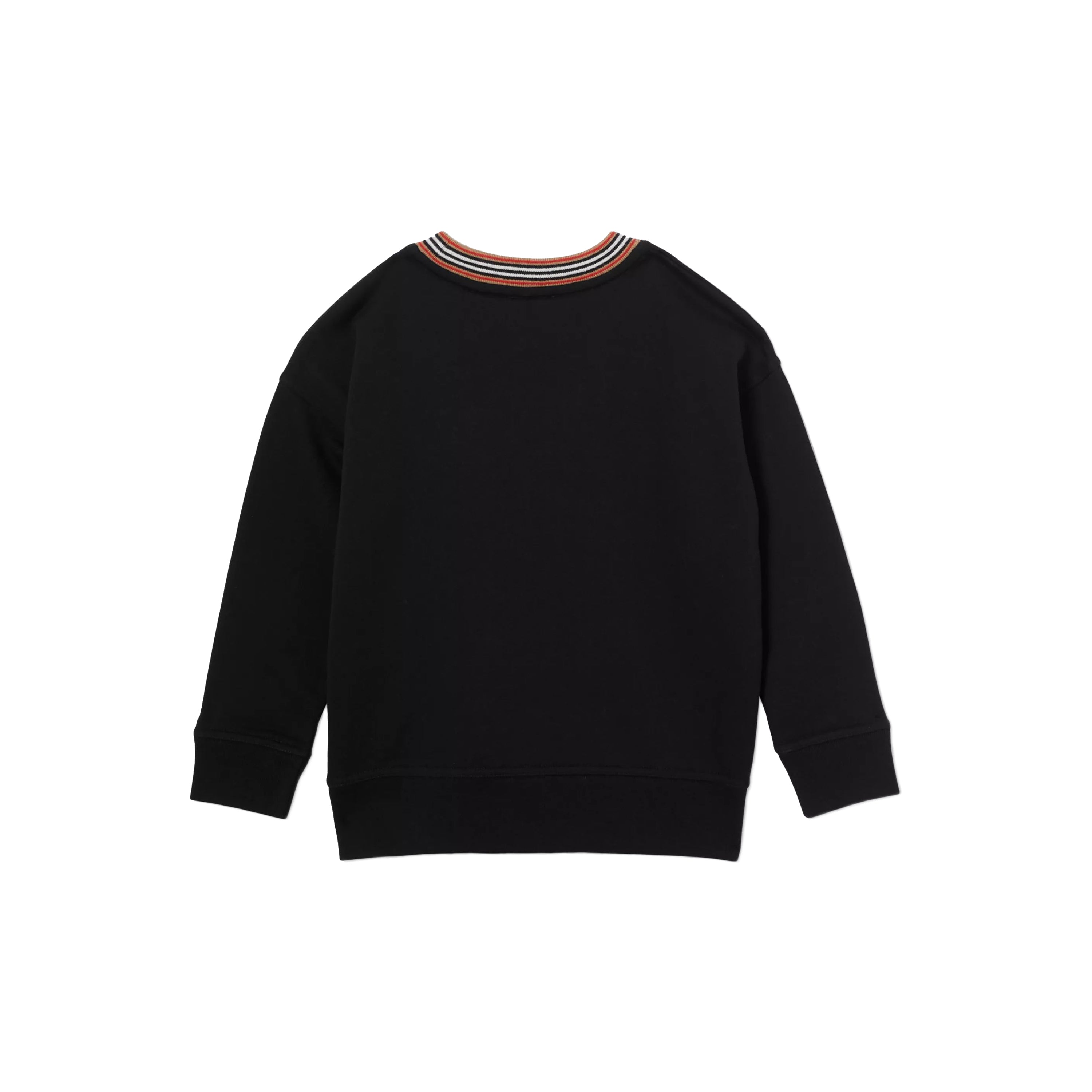 Boys Black Printing Cotton Sweatshirt