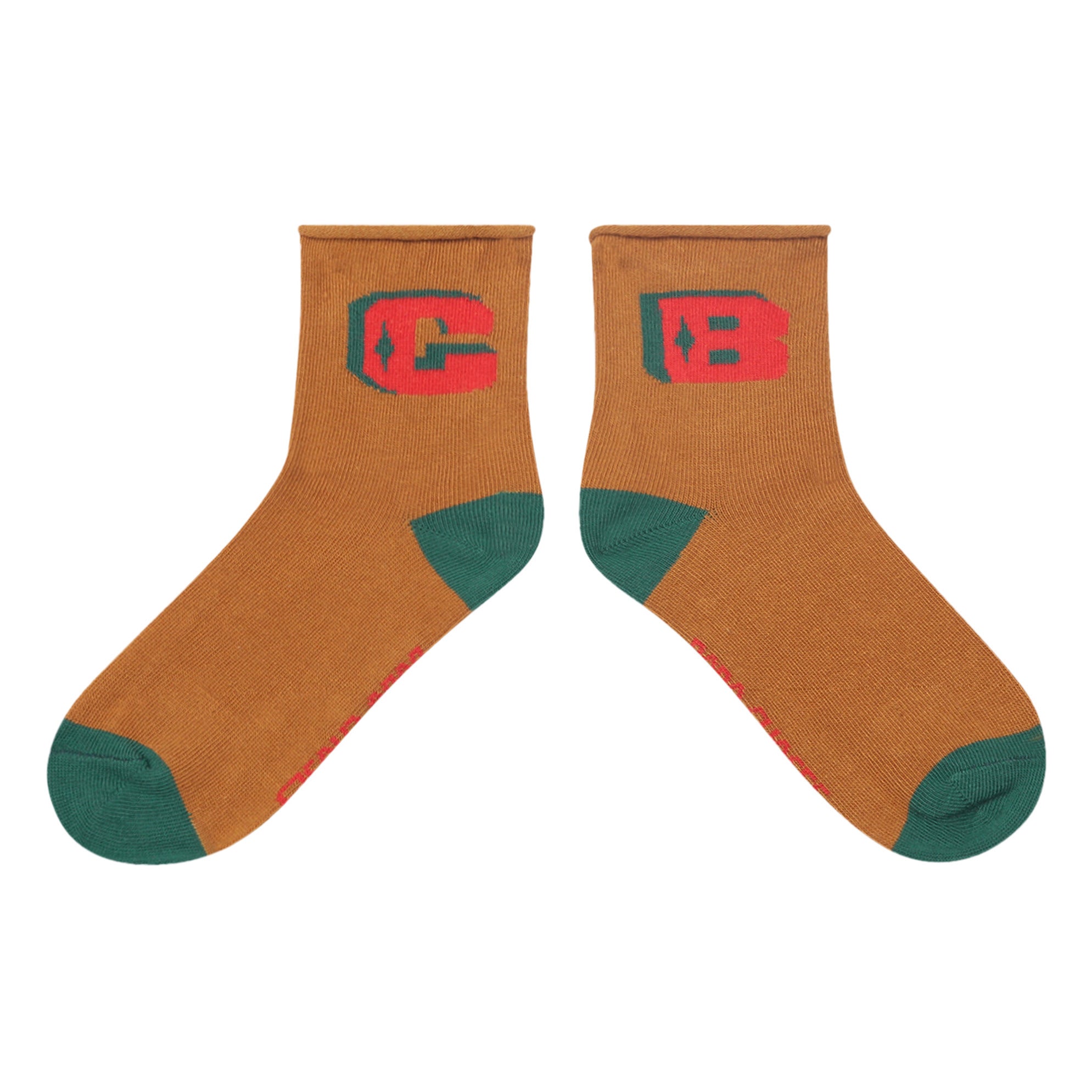 Boys Brown BC Short Socks