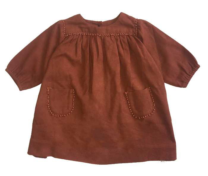 Baby Girls Camel Cotton Dress