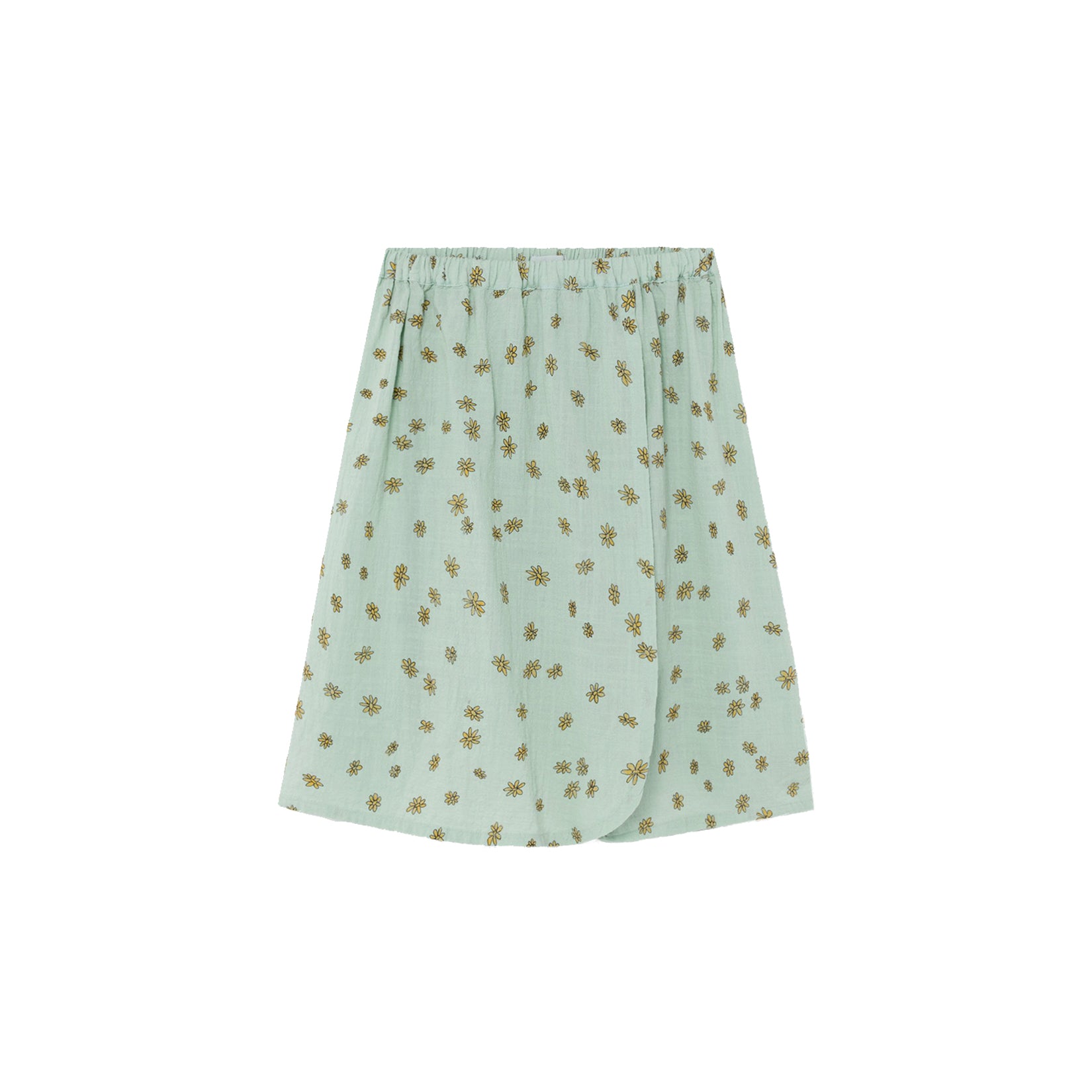 Girls Green Daisy Skirt