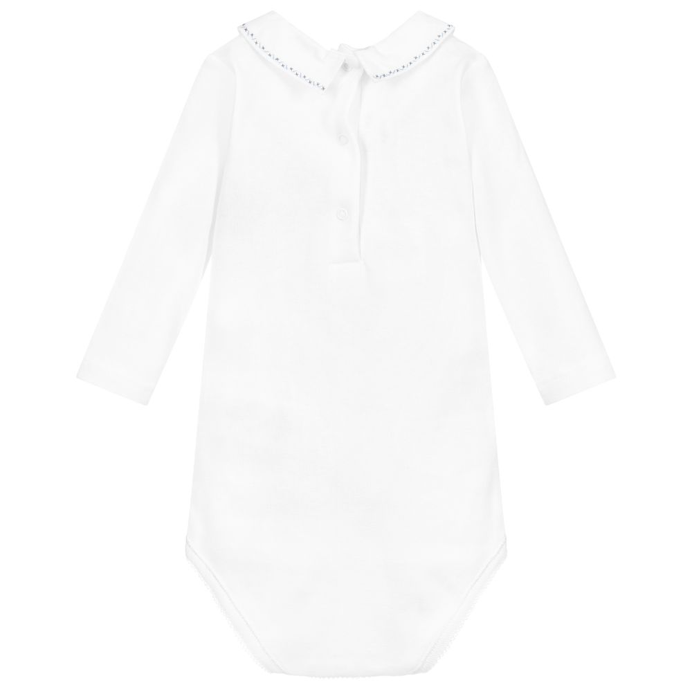 Baby Boys & Girls White Romper