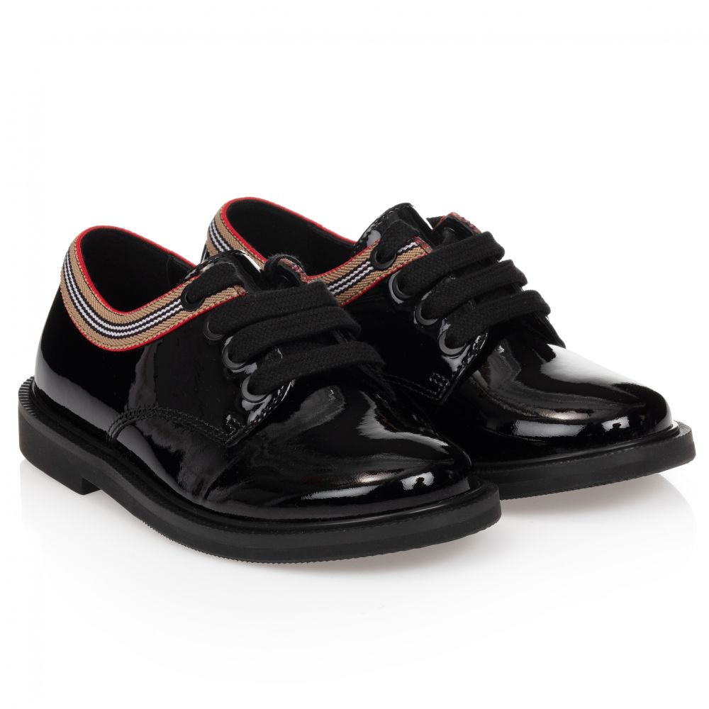 Boys & Girls Black Shoes