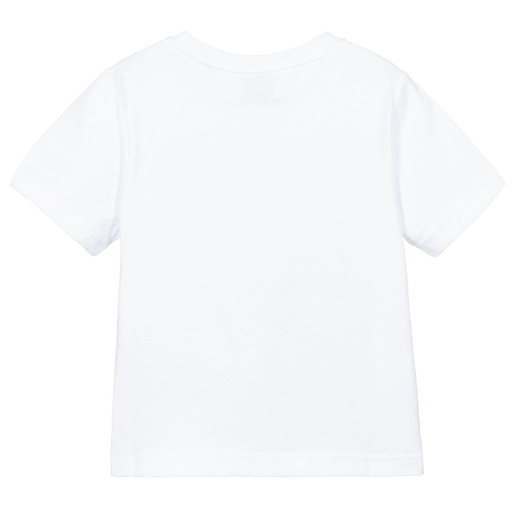 Boys & Girls White Logo T-Shirt