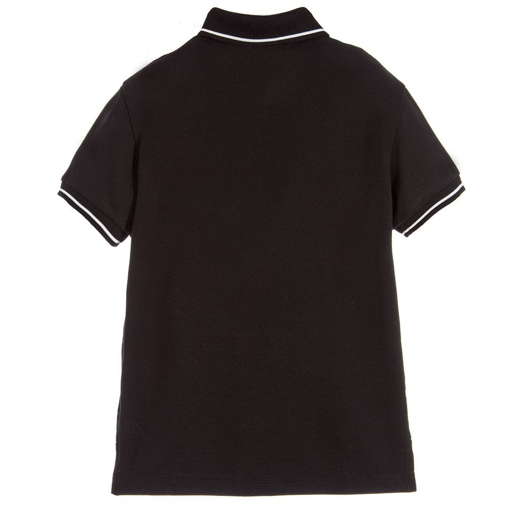 Boys Black 'Citta Basico' Polo Shirt - CÉMAROSE | Children's Fashion Store - 2