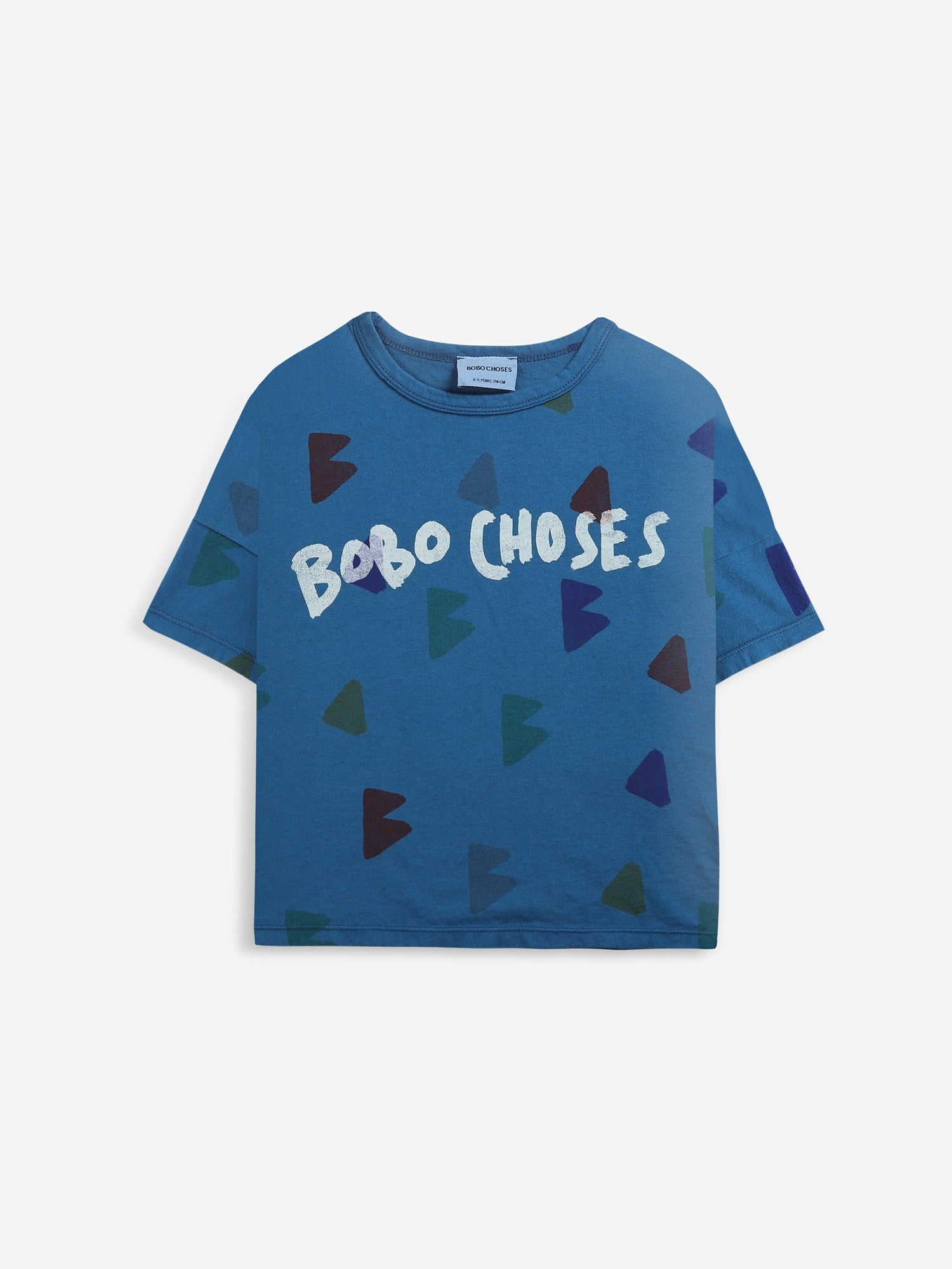 Boys & Girls Blue Cotton T-Shirt