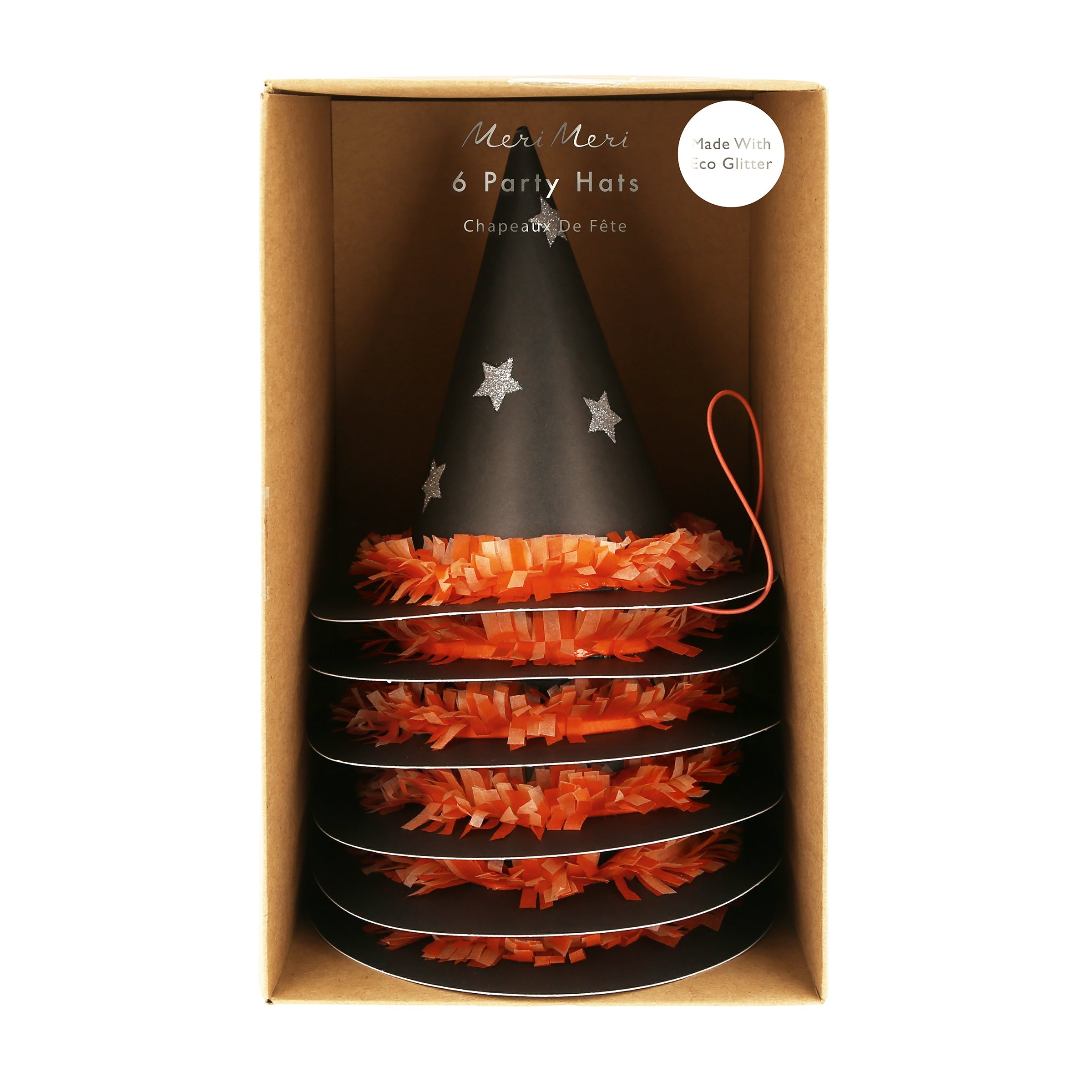 Festooning Witch Party Hats (6 Pack)