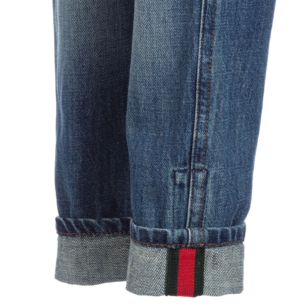 Boys & Girls Blue Denim Trousers