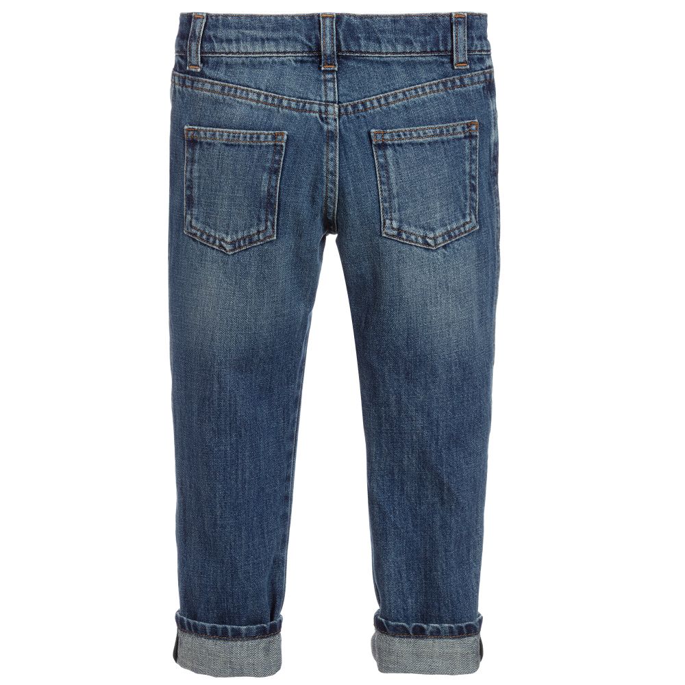 Boys & Girls Blue Denim Trousers