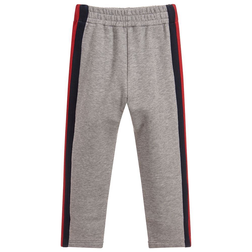 Boys Grey Cotton Trousers