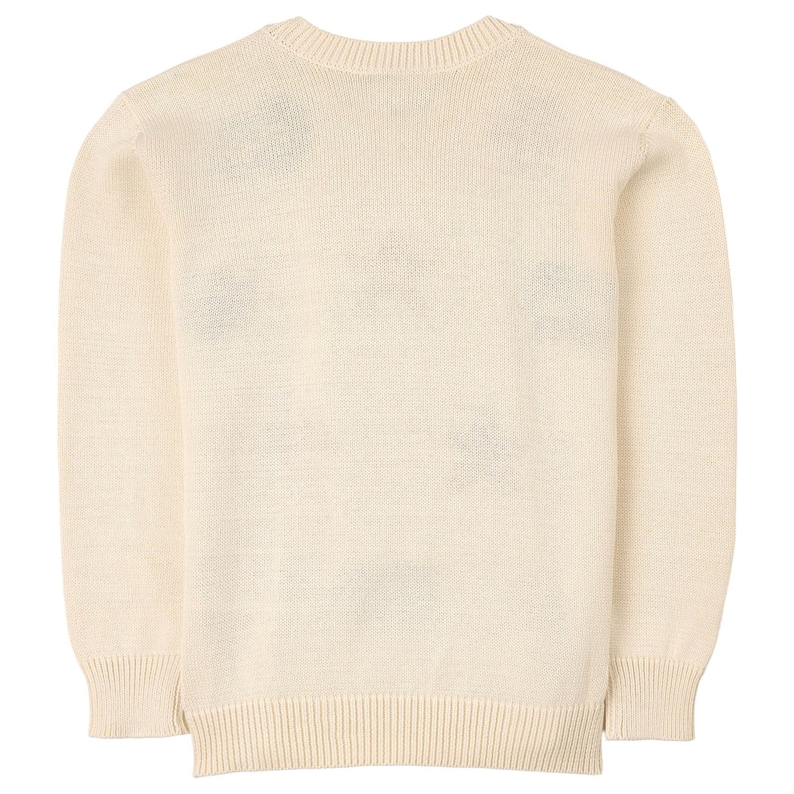 Boys & Girls Ivory Knitted Cotton Sweater