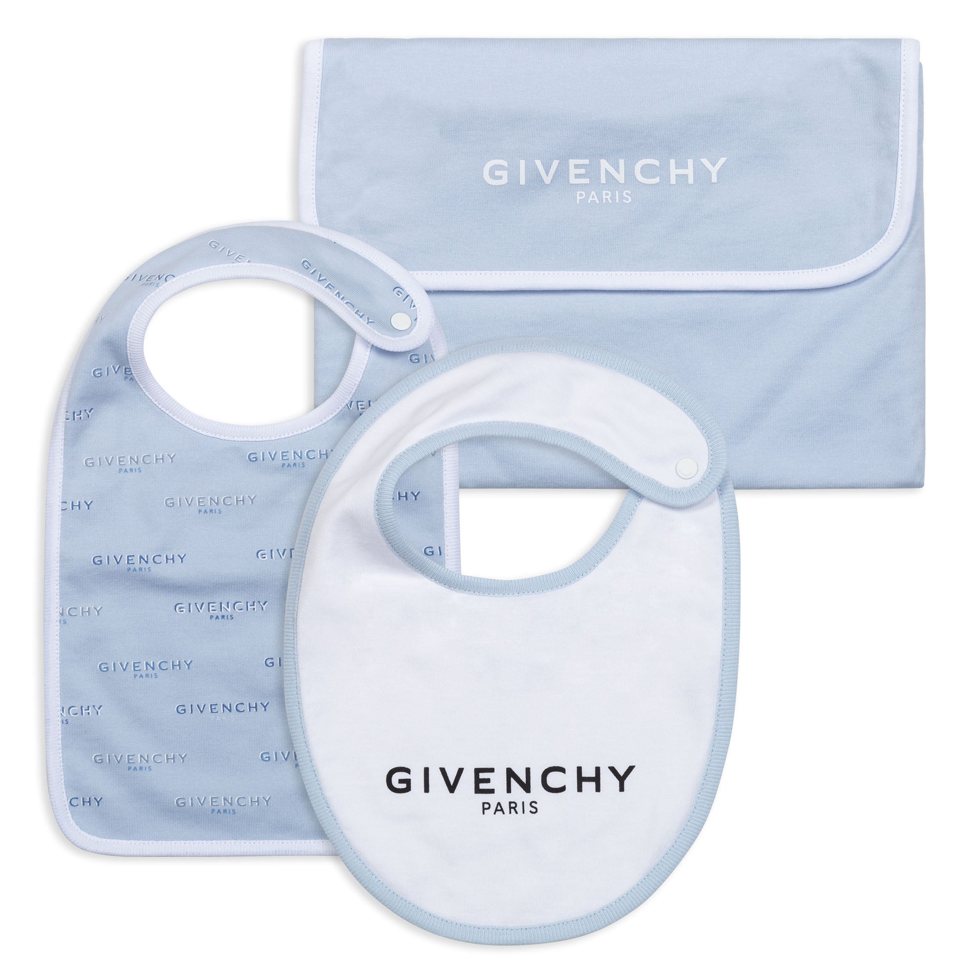 Baby Boys Blue Bibs Set