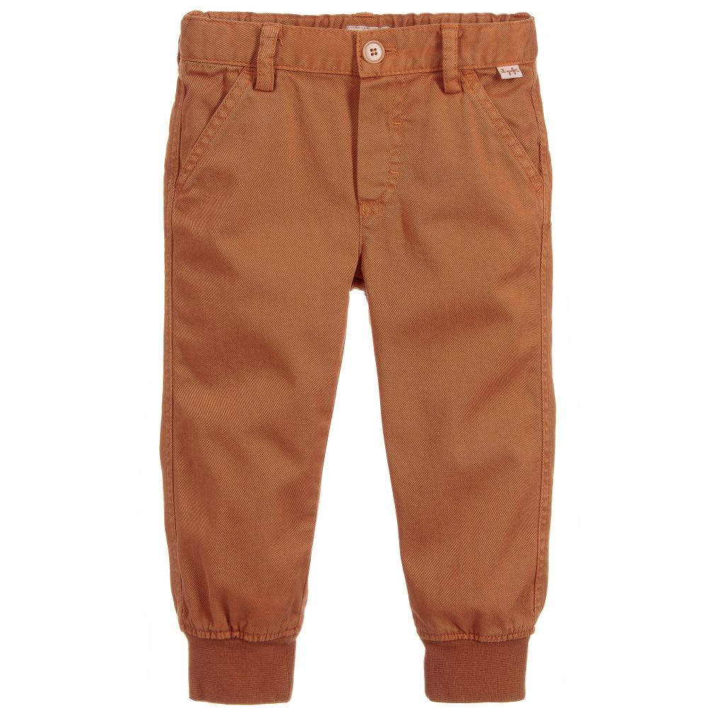 Baby Boys Cinnamon Cotton Trousers