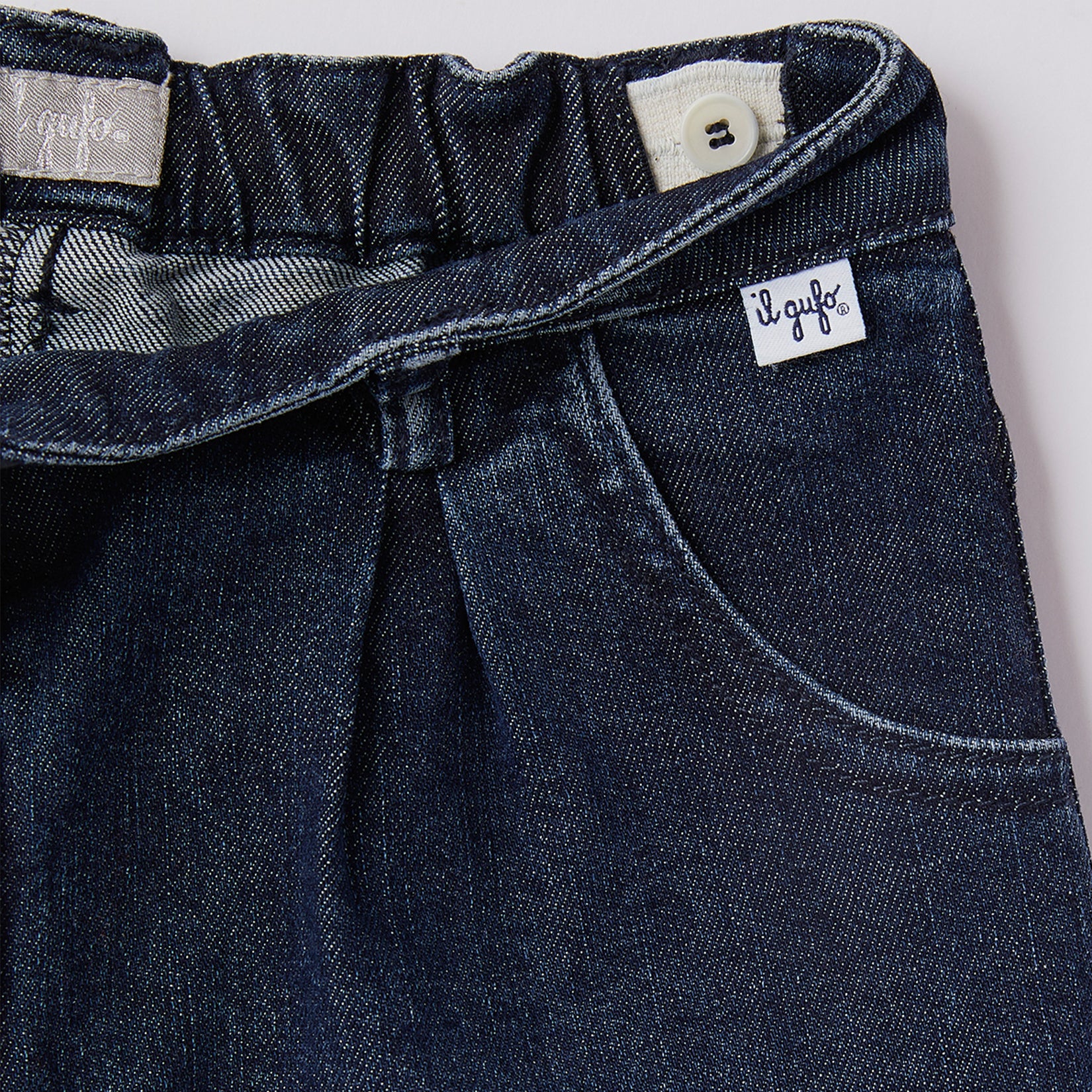Girls Dark Denim Blue Shorts