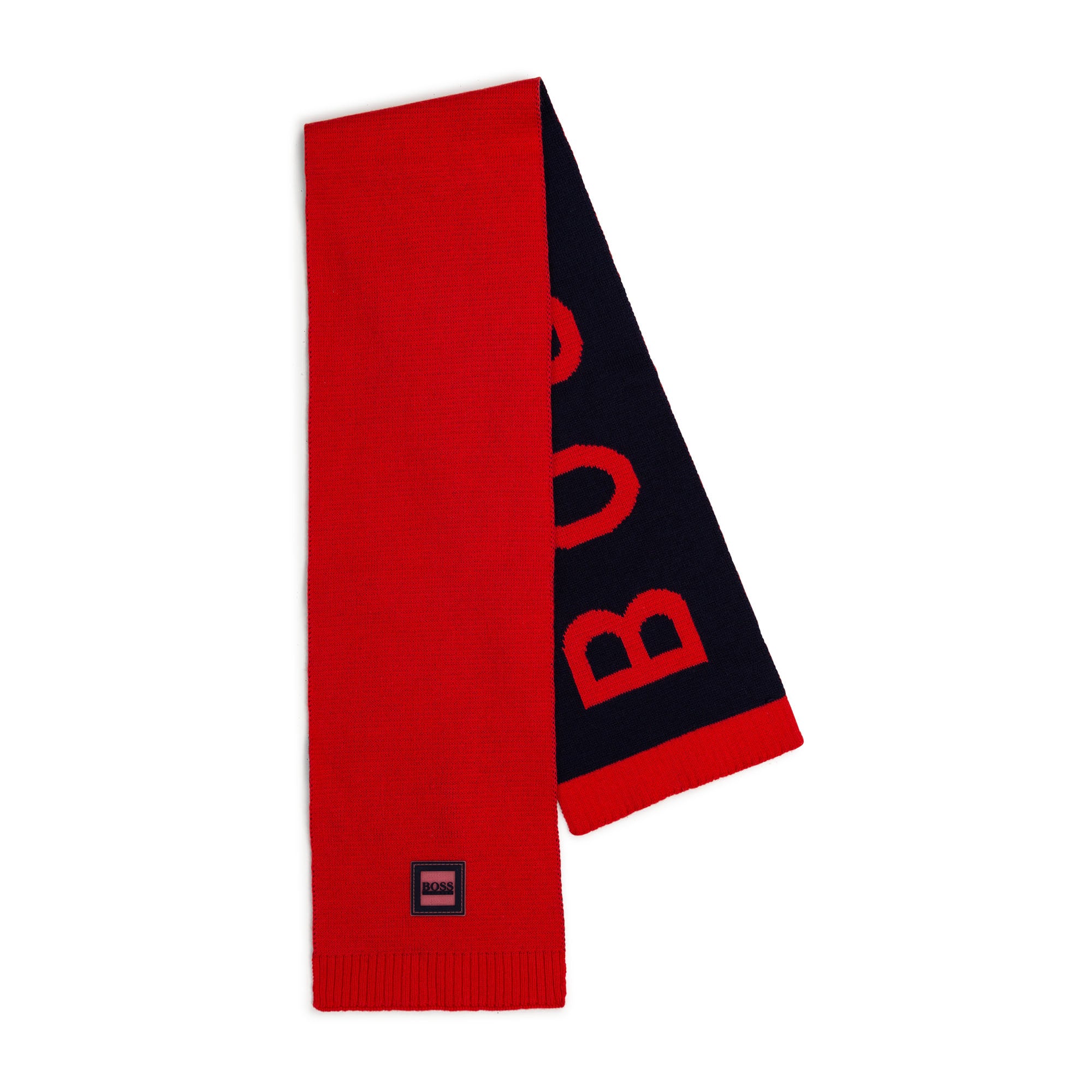 Boys Red Logo Scarf