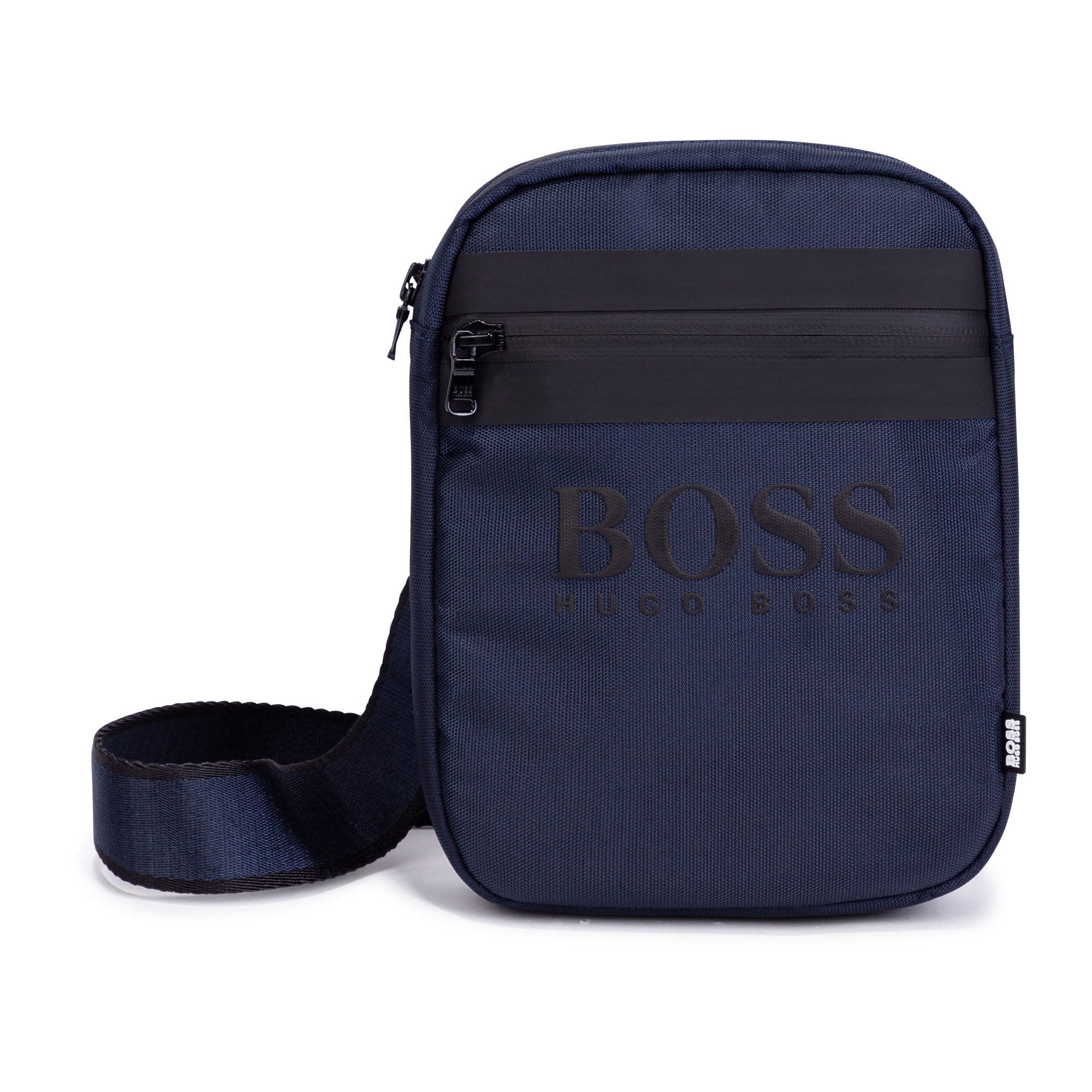 Boys Navy Logo Shoulder Bag