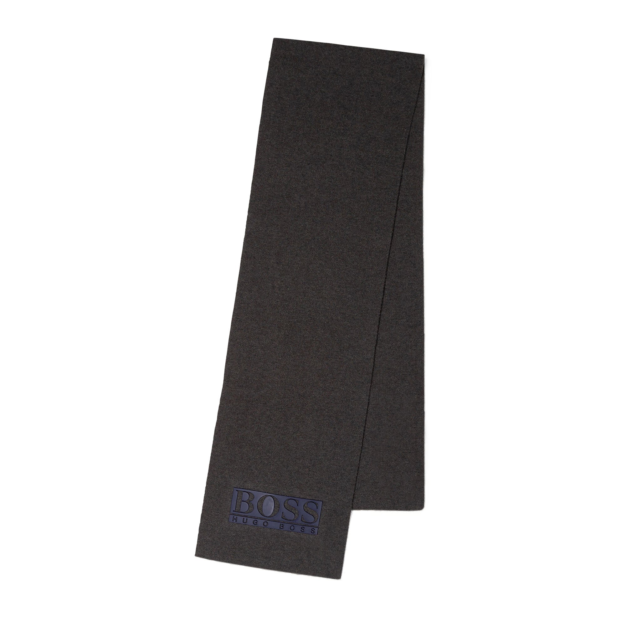 Boys Black Logo Scarf