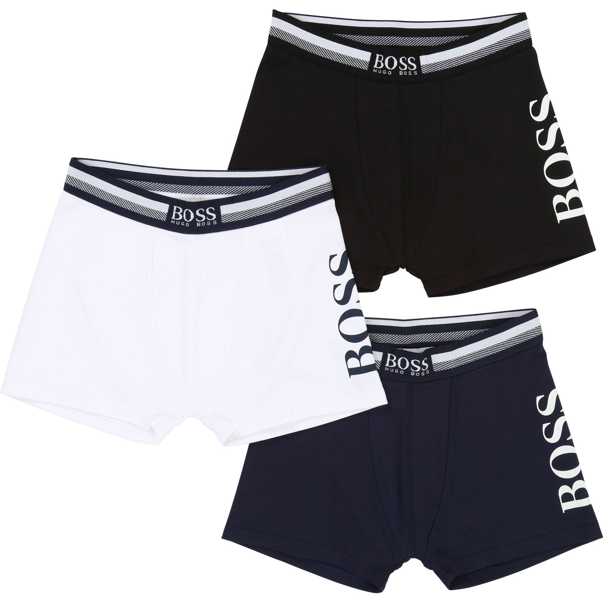 Boys Tricolor Logo Underwear Set(3 Pack)