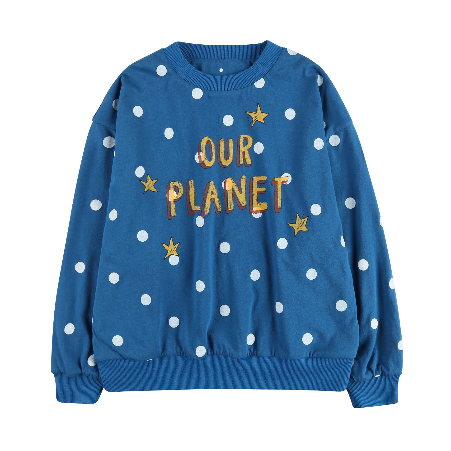 Boys & Girls Blue Reversible Cotton Sweatshirt