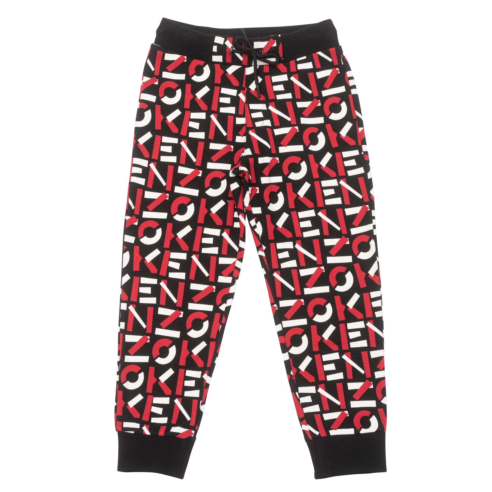 Boys Black Logo Trousers