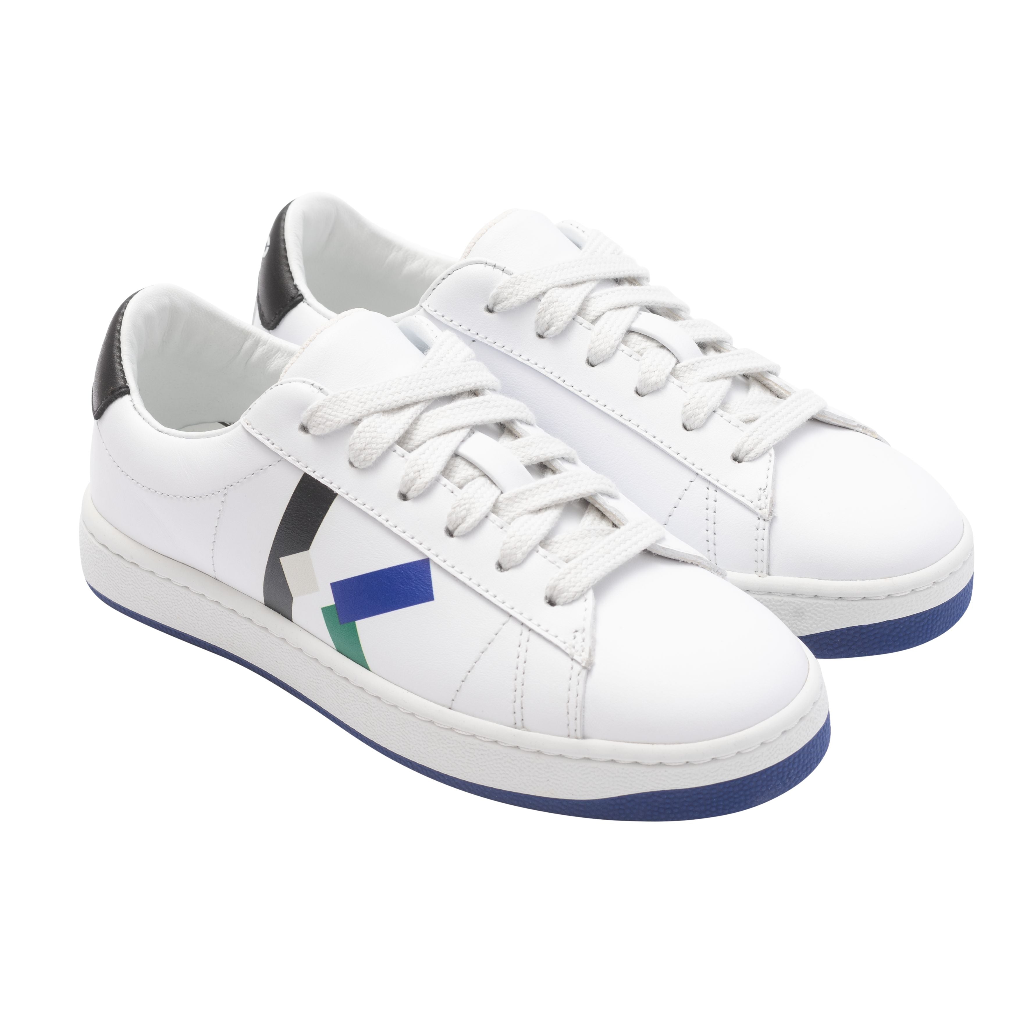 Boys White Logo Shoes