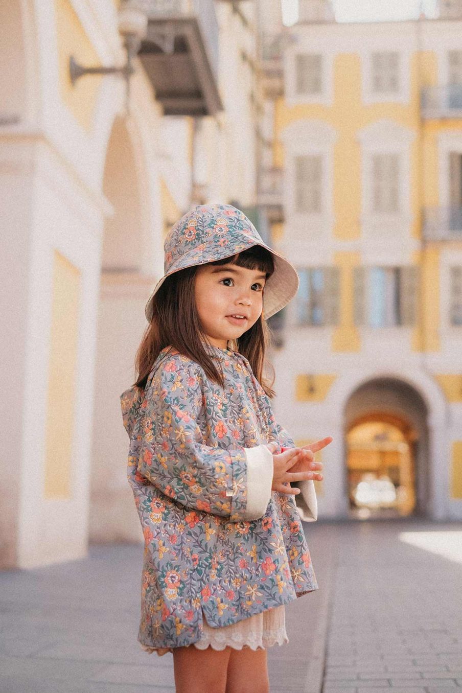 Girls Blue Sun Hat
