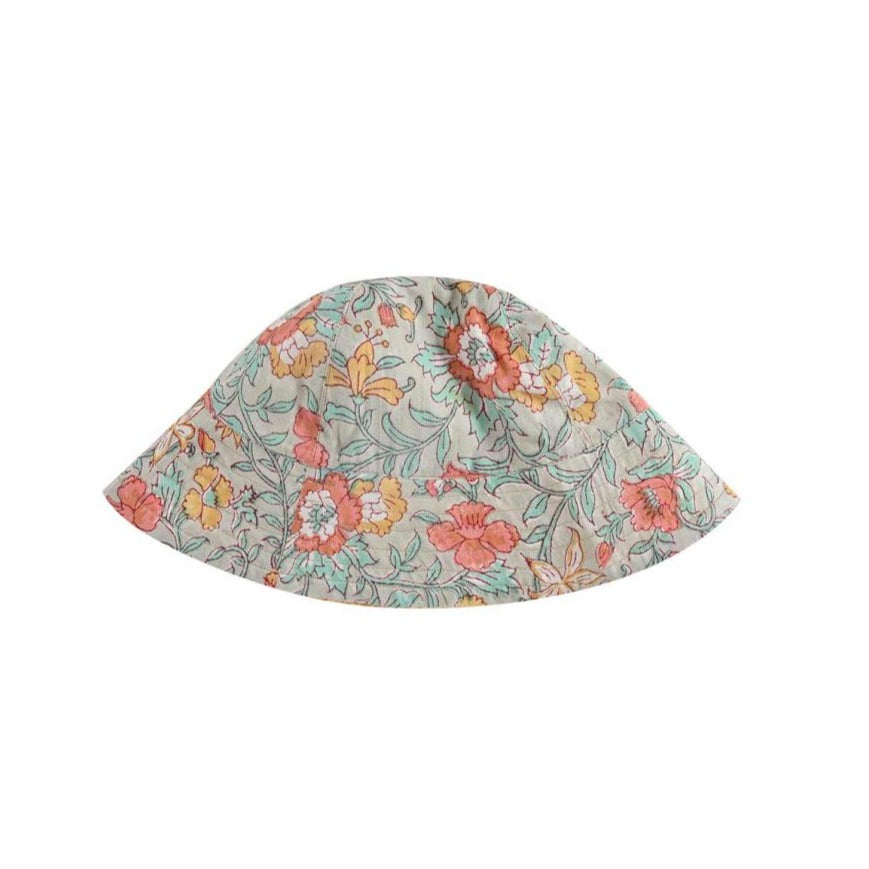 Boys & Girls Blue Floral Hat