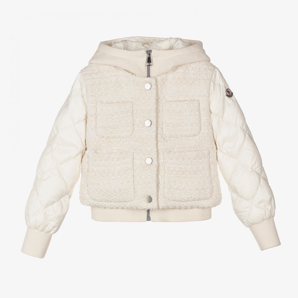 Boys & Girls Beige 'MONILYA' Padded Down Jacket