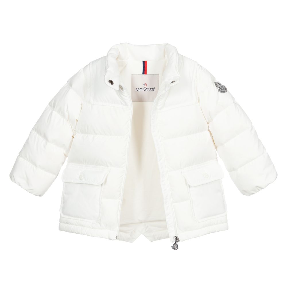 Baby Boys & Girls White ALVENA Parka Coat