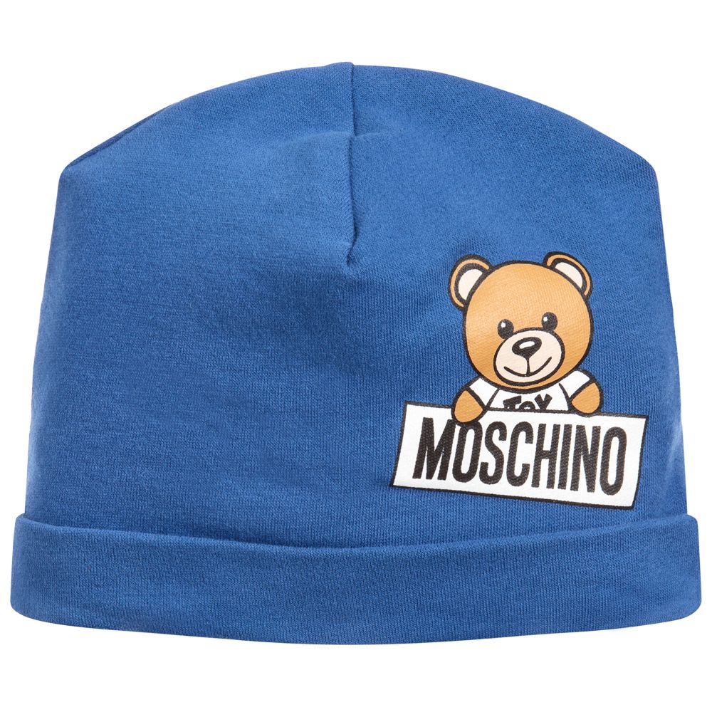 Boys Blue Link Cotton Hat