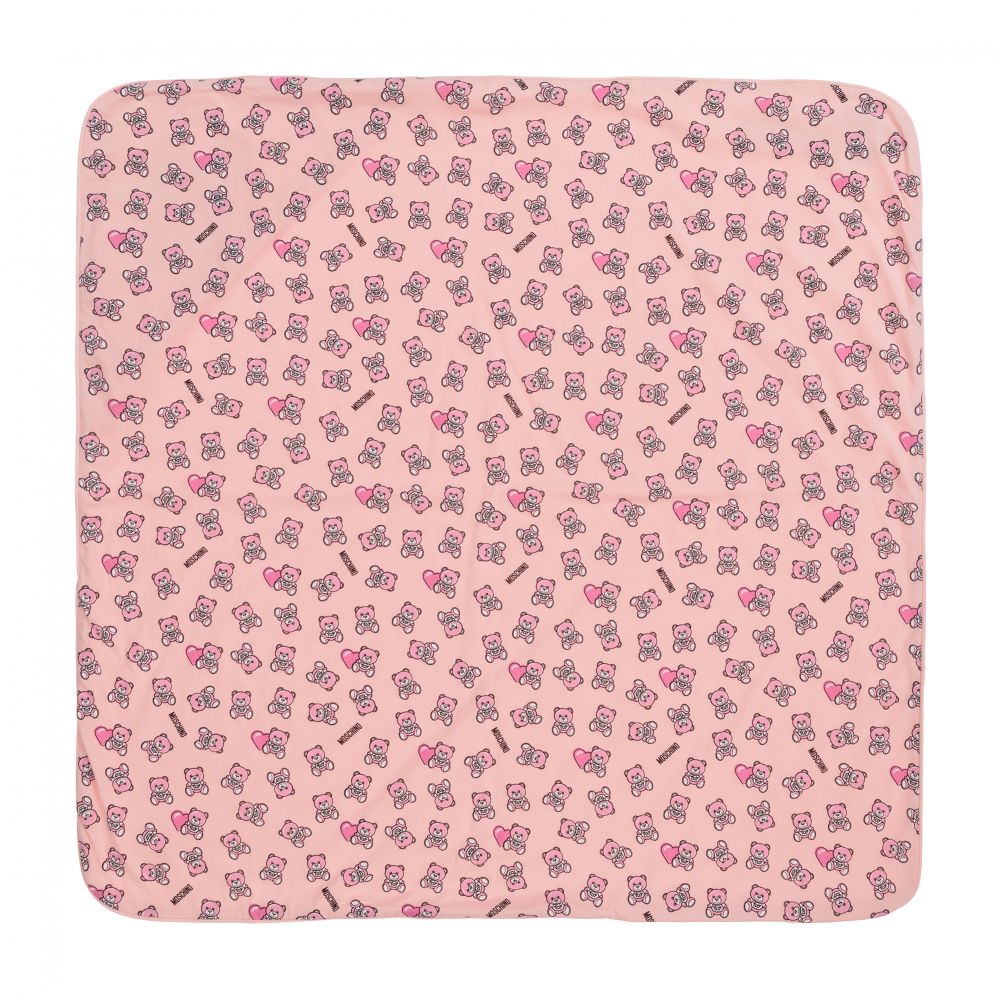 Baby Boys & Girls Pink Cotton Blanket